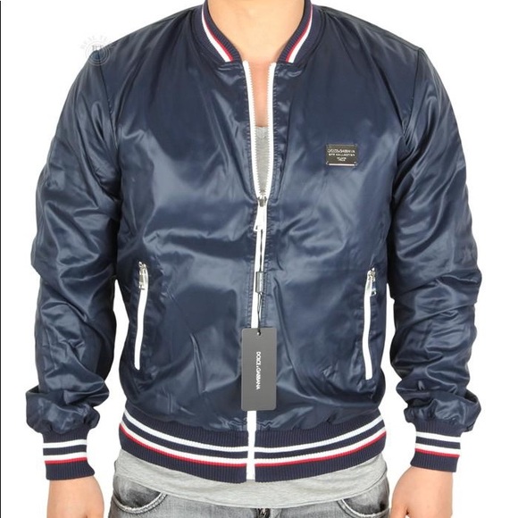 Dolce & Gabbana Navy Revesible Men’s Jacket
